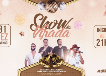 Com show pirotécnico e apresentações musicais, Prefeitura de Jequié realiza festa de Réveillon em praça pública