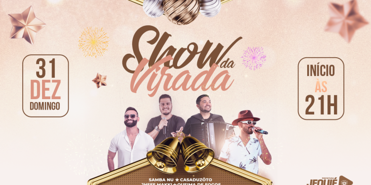 Com show pirotécnico e apresentações musicais, Prefeitura de Jequié realiza festa de Réveillon em praça pública