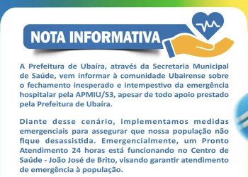 Prefeitura publica nota sobre fechamento do Hospital Municipal de Ubaíra