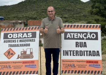 Deputado Hassan comemora início de obras do projeto de esgotamento sanitário do Zibrunes, fruto de solicitação de seu mandato