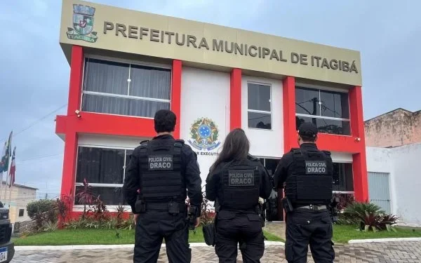 Operação da PF mira esquema de corrupção em contratos da Prefeitura de Itagibá